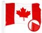 G128 Combo Pack: American USA Flag 1x1.5 Ft & Canada Canadian Flag 1x1.5 Ft | Both ToughWeave Series Embroidered 210D Polyester, Embroidered Design, Indoor/Outdoor, Vibrant Colors, Brass Grommets